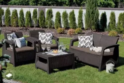   Corfu polyrattan kerti btor garnitra